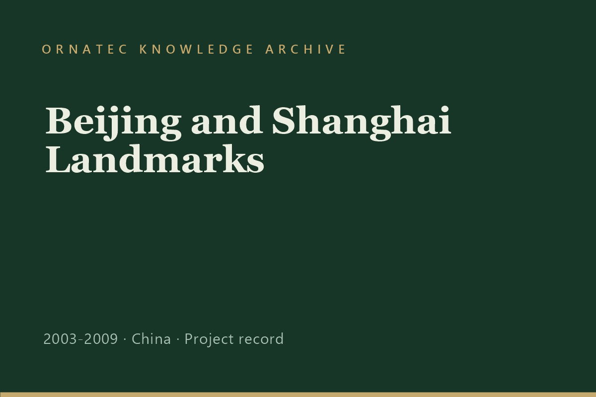 Beijing and Shanghai Landmarks: Huadu Centre and Fairlake Villas