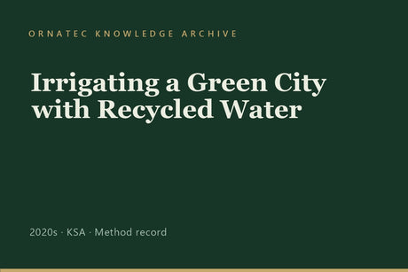 Irrigating a Green City with Recycled Water