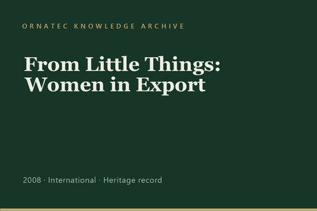 From Little Things: Barbara McGeoch and Three Decades of Plant Export
