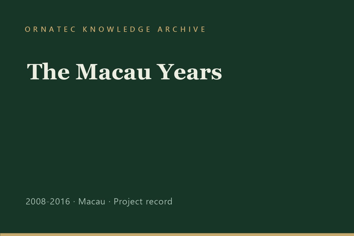 The Macau Years: Landscaping the Casino Resorts