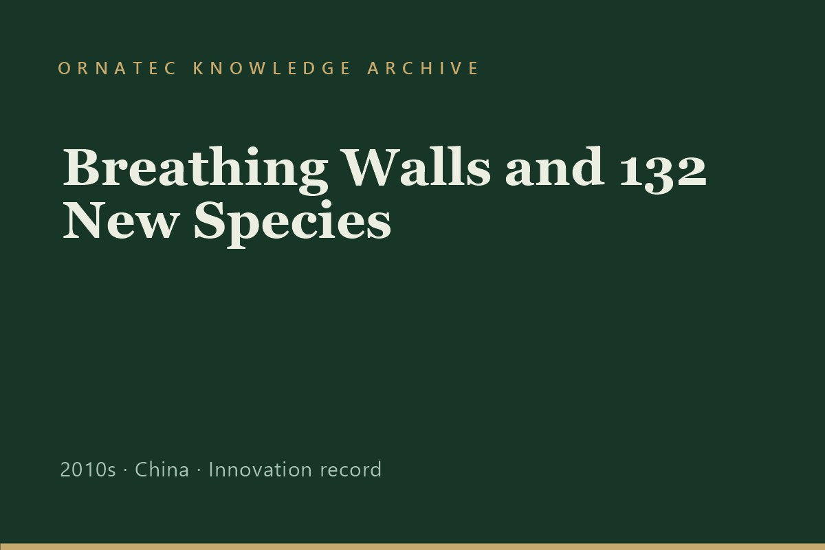 Breathing Walls and 132 New Species: Plant Technology for China's Cities