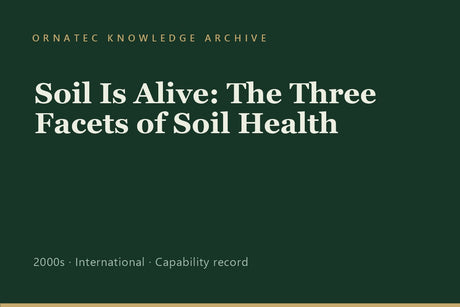 Soil Is Alive: The Three Facets of Soil Health