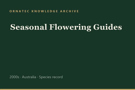 Ornatec Knowledge Archive record cover: Seasonal Flowering Guides